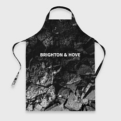Фартук кулинарный Brighton black graphite, цвет: 3D-принт