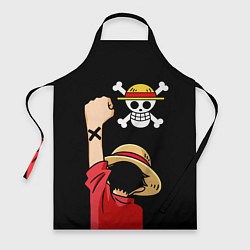 Фартук кулинарный One piece - Monkey D Luffy, цвет: 3D-принт