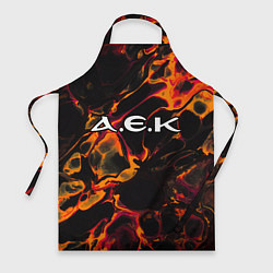 Фартук кулинарный AEK Athens red lava, цвет: 3D-принт