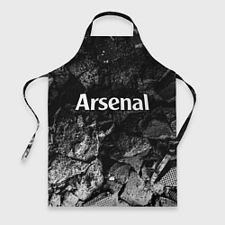 Фартук кулинарный Arsenal black graphite, цвет: 3D-принт