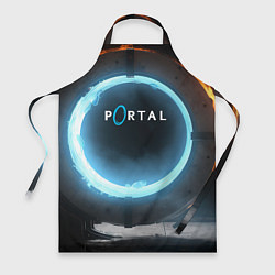 Фартук кулинарный Portal logo game, цвет: 3D-принт