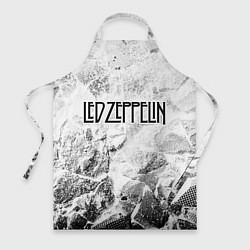 Фартук кулинарный Led Zeppelin white graphite, цвет: 3D-принт