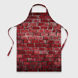 Фартук кулинарный Текстура красного кирпича, цвет: 3D-принт
