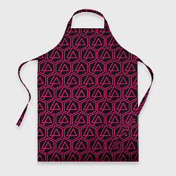 Фартук кулинарный Linkin park pink logo, цвет: 3D-принт