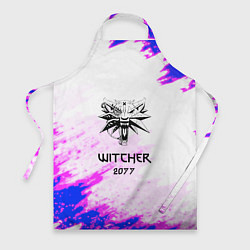 Фартук кулинарный The Witcher colors neon, цвет: 3D-принт