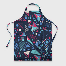 Фартук кулинарный Яркий абстрактный узор для спорта, цвет: 3D-принт