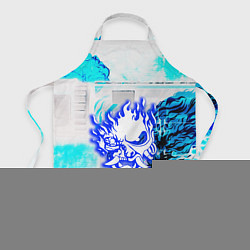 Фартук кулинарный Samurai logo howl, цвет: 3D-принт