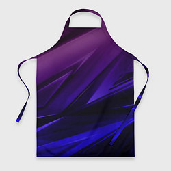 Фартук кулинарный Абстракция из градиента и линий, цвет: 3D-принт