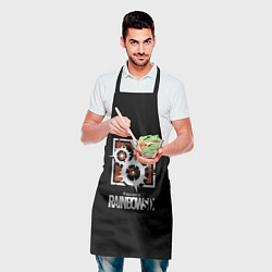 Фартук кулинарный Том Кленси радуга онлайн гейм, цвет: 3D-принт — фото 2