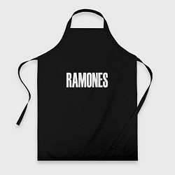 Фартук Ramones white logo