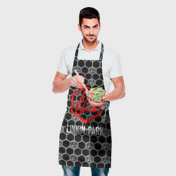 Фартук кулинарный Linkin park logo pattern, цвет: 3D-принт — фото 2