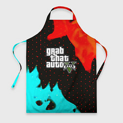 Фартук GTA 5 огненный стиль паттерн