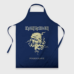 Фартук кулинарный Iron Maiden powerslave rock, цвет: 3D-принт