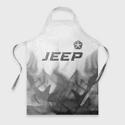 Фартук кулинарный Jeep - white gradient посередине, цвет: 3D-принт