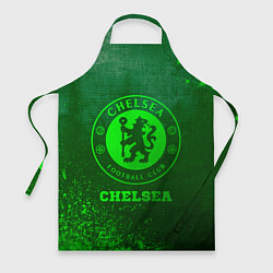 Фартук кулинарный Chelsea - green gradient, цвет: 3D-принт