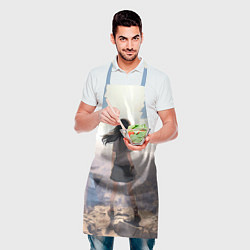 Фартук кулинарный Девушка аниме, цвет: 3D-принт — фото 2