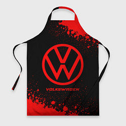 Фартук кулинарный Volkswagen - red gradient, цвет: 3D-принт