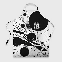 Фартук кулинарный New York Yankees baseball team - abstraction, цвет: 3D-принт