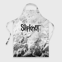 Фартук кулинарный Slipknot white graphite, цвет: 3D-принт