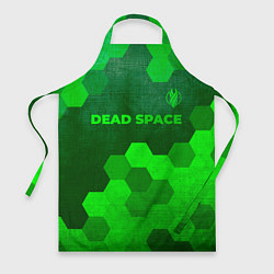 Фартук кулинарный Dead Space - green gradient посередине, цвет: 3D-принт