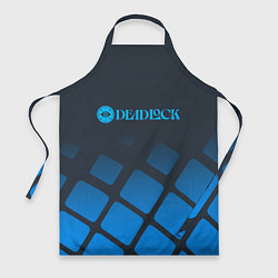 Фартук кулинарный Deadlock синий логотип, цвет: 3D-принт
