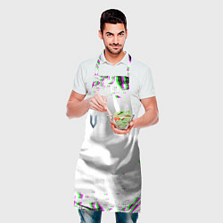 Фартук кулинарный Vrising глитч краски, цвет: 3D-принт — фото 2