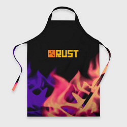 Фартук RUST neon fire