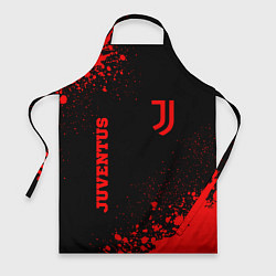 Фартук кулинарный Juventus - red gradient вертикально, цвет: 3D-принт