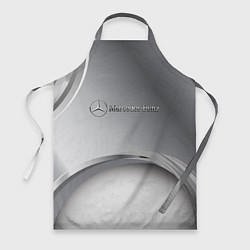 Фартук кулинарный Mercedes benz grey, цвет: 3D-принт