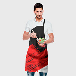 Фартук кулинарный СССР краски абстрактные текстура, цвет: 3D-принт — фото 2