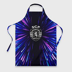 Фартук кулинарный Sporting neon energy, цвет: 3D-принт