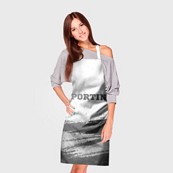 Фартук кулинарный Sporting - white gradient посередине, цвет: 3D-принт — фото 2