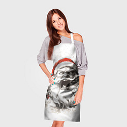 Фартук кулинарный Японский Санта - банзай, цвет: 3D-принт — фото 2