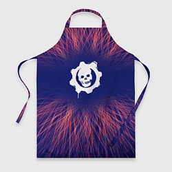 Фартук кулинарный Gears of War red energy, цвет: 3D-принт