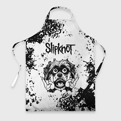 Фартук кулинарный Slipknot - рок пес, цвет: 3D-принт