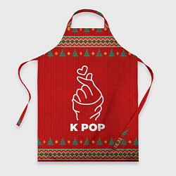 Фартук кулинарный K Pop new year, цвет: 3D-принт