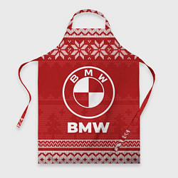Фартук кулинарный Новогодний BMW, цвет: 3D-принт