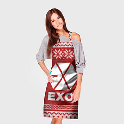 Фартук кулинарный Новогодний Exo, цвет: 3D-принт — фото 2
