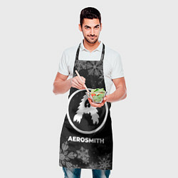 Фартук кулинарный Снежный Aerosmith, цвет: 3D-принт — фото 2