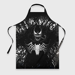 Фартук кулинарный Venom in dark web, цвет: 3D-принт