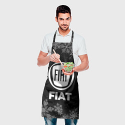 Фартук кулинарный Снежный Fiat, цвет: 3D-принт — фото 2