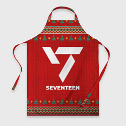 Фартук кулинарный Seventeen new year, цвет: 3D-принт