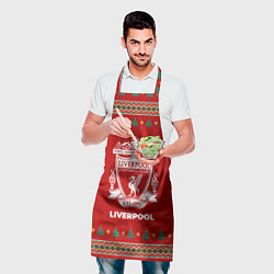 Фартук кулинарный Liverpool new year, цвет: 3D-принт — фото 2