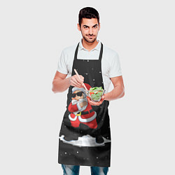 Фартук кулинарный Дед мороз деб, цвет: 3D-принт — фото 2