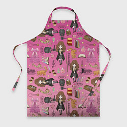 Фартук кулинарный Паттерн с Гермионой из Гарри Поттер, цвет: 3D-принт