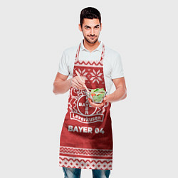 Фартук кулинарный Новогодний Bayer 04, цвет: 3D-принт — фото 2