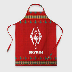 Фартук кулинарный Skyrim new year, цвет: 3D-принт