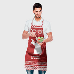 Фартук кулинарный Новогодний Children of Bodom, цвет: 3D-принт — фото 2