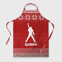 Фартук кулинарный Новогодний Queen, цвет: 3D-принт