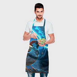 Фартук кулинарный Воробей в грозу, цвет: 3D-принт — фото 2